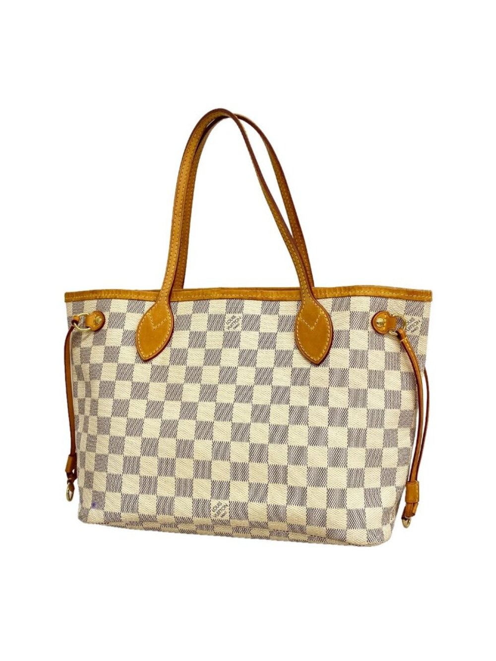 Louis Vuitton Tote Bag Damier Azur Neverfull PM White